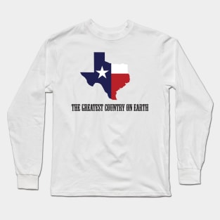 God Bless Texas Long Sleeve T-Shirt